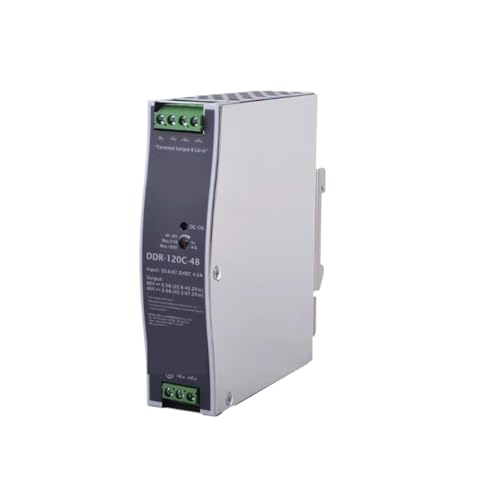 Convertisseur DC-DC DDR-120C-48 rail DIN 120W pour alimentation stable