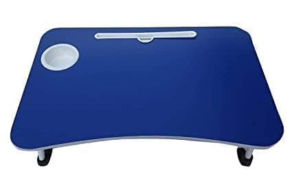 Image of Super Soft Glace Office Table for Home /Writing Desk for Office /Folding Table for School /Folding Study Table /Work from Home (BLUEEE)