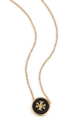 Tory Burch Icon Enamel Pendant Necklace image