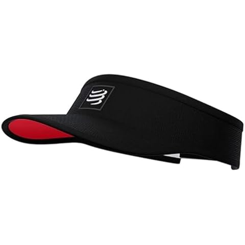 Visière Compressport Noir/Rouge Cover