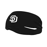 サンディエゴ・パドレス ッドバンドド ランニング トレラン スウェットバンド＆スポーツヘッドバンド - パフォーマンスストレッチ＆モイスチャーウィッキングファッション・ヘッドバンド