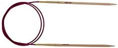 KnitPro - Jumbo Birch (80cm x 25.00mm) Fixed Circular Knitting Needles - 1 Unit,Brown