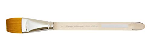 Silver Brush Limited 2008S, Size 1 Inch, Golden Natural Square Wash Brush for Watercolor, Oil, and Acrylic, Short Handle