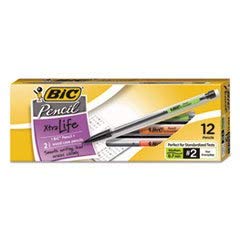 Bic Lot de 25 porte-mines non rechargeables Transparent 0,7 mm