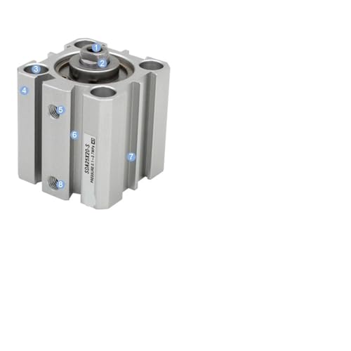 Vérin pneumatique compact SDA20X35 double effet alésage 20mm - 3
