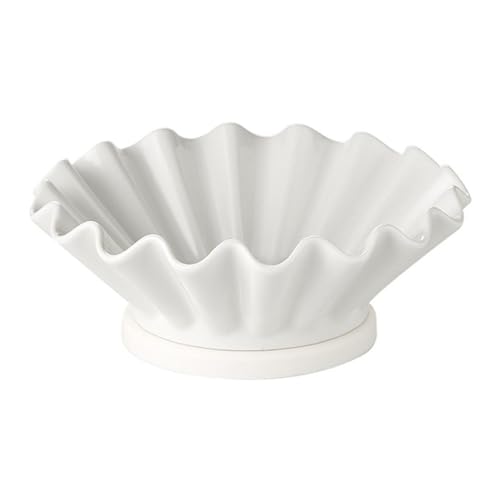 DTACBNEUZ Cuenco para Servir Frutero de cerámica escurrible, Base extraíble, Gran Capacidad, fácil Limpiar, for Servir en la Cocina o Sala Estar