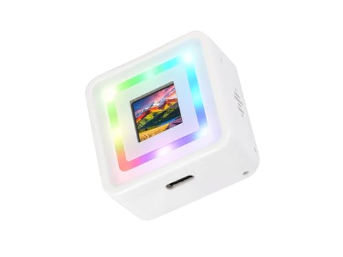 Waveshare ESP32-S3 0.85inch LCD Display Development Board, 128 × 128 Resolution, Onboard Dual Microphones Array and Surround RGB LEDs, Supports 2.4GHz Wi-Fi and BLE 5, no BAT