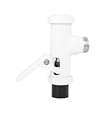 ADGO Spülen Automatisches 3/4'' Anschluss Ventil Druckspüler für WC Toilette Urinal Abschaltknopf (Weiß)