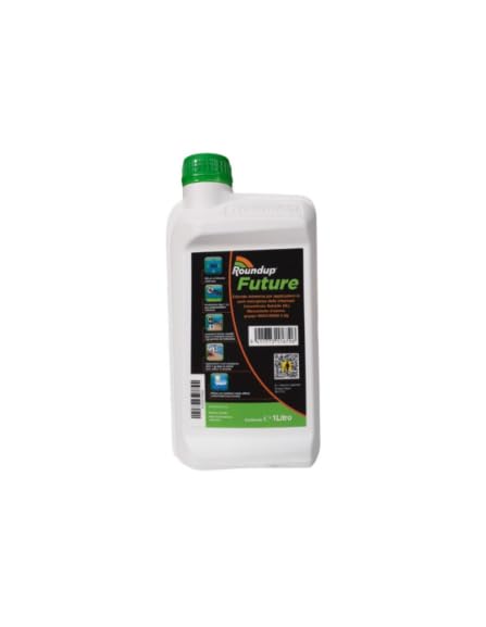 Roundup Future, Erbicida Sistemico Concentrato Solubile, 1 Litro, Sale Potassico di Glifosate 500 g/L