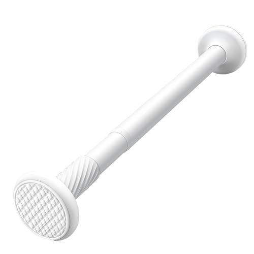 Barre de rideau de douche extensible 1 pouce tube antirouille télescopique pour placard