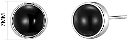Black Onyx Stud Earrings