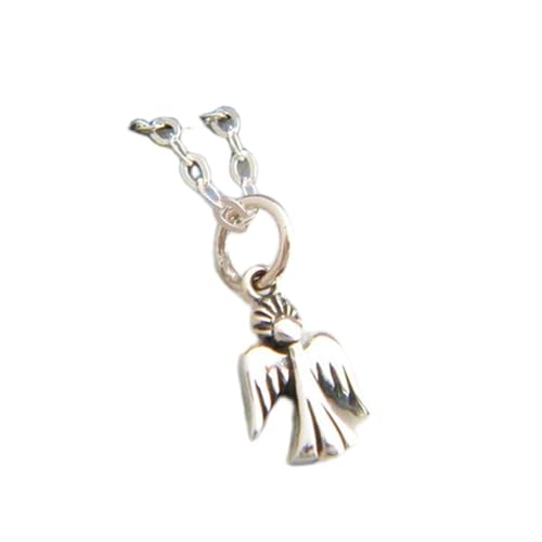Collier ailes d'ange en argent, pendentif commémoratif spirituel