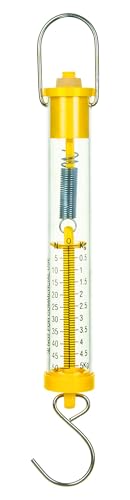 EISCO Dual-Scale Newton Force Meter (5kg) | High-Precision Spring Balance Dynamometer for Physics Experiments | Accurate Measuring Tool for Science Labs, Projects, Kitchen Use, and STEM Education