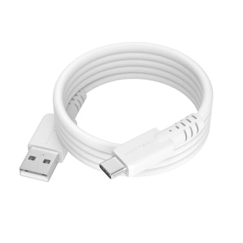 MOTTERU(モッテル) USB-A to USB-C マグネットシリコンケーブル しなやかでやわらかい 断線に強い iPhone16e 16 15 1.0m エアリーホワイト MOT-MGSAC100-EWH