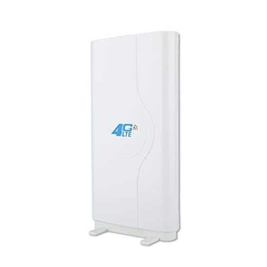 Plattantenn, 800MHz till 2600MHz med 2X2m kablar SMA 88DBi -antenn för skrivbord eller vägg(SMA)