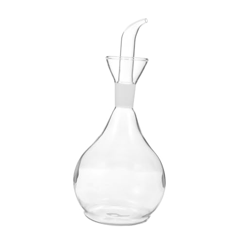 UKCOCO 1Pieza Botella De Vidrio De Cocina De Gran Capacidad Para Condimentos Para Aceite y Salsas De Usar y Limpiar Material y Ecológico