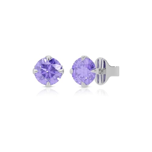 Image of 925 Sterling Silver Earrings for Women & Woman | Stud Earrings for Women | Daily Wear Silver Jewellery | Gift for Wife, Girlfriend, Mother, Sister | Rakhi Gift for Sister