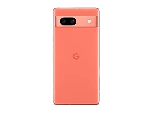 Image of Google Pixel 7a 5G, 128GB, Coral - Unlocked (Renewed)