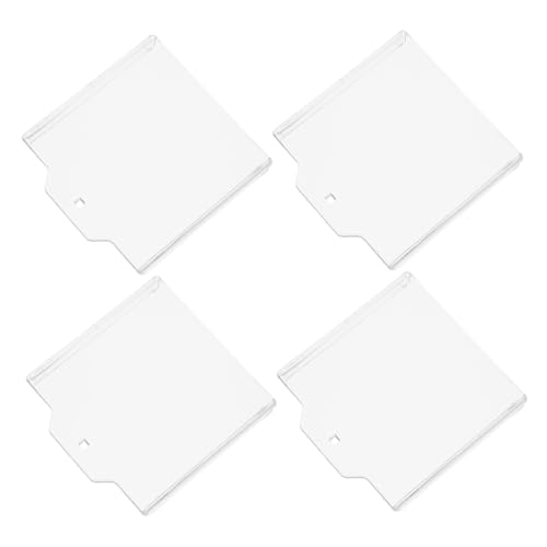 Gatuida 4 pezzi Copertura Trasparente per Interruttore Antincendio Protezione Pulsante Resistente Temperature Estreme Facile da Installare per Uso Interno ed Esterno Per Sicurezza