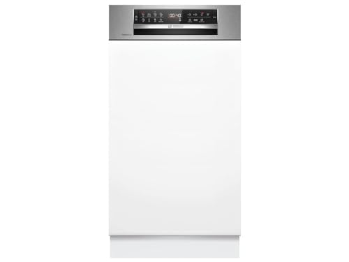 Bosch Hausgeräte SPI6YMS14E Serie 6 - Lavavajillas inteligente parcialmente integrado, 45 cm de ancho, sistema de cubiertos, cesta superior ajustable en 3 alturas, especialmente silencioso, función de