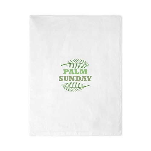 CafePress Palm Sunday Twin Duvet Cover, Printed Comforter Cover, Unique Bedding,