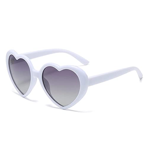 Lunettes de soleil polarisées cœur UV400 fashion eyewear pour femmes