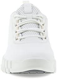 ECCO Women's Gruuv Sneaker, White/Light Grey, 8-8.5 | Image 1