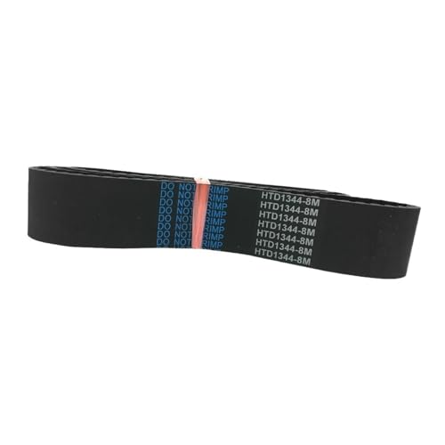 Premium 2Pcs HTD 8M Synchronous Belts, C=1352/1360/1368/1376/1384/1392 Width 20/25/30/40/50mm HTD8M Timing Belt (Size : 8M-1384, Style : Width30mm)