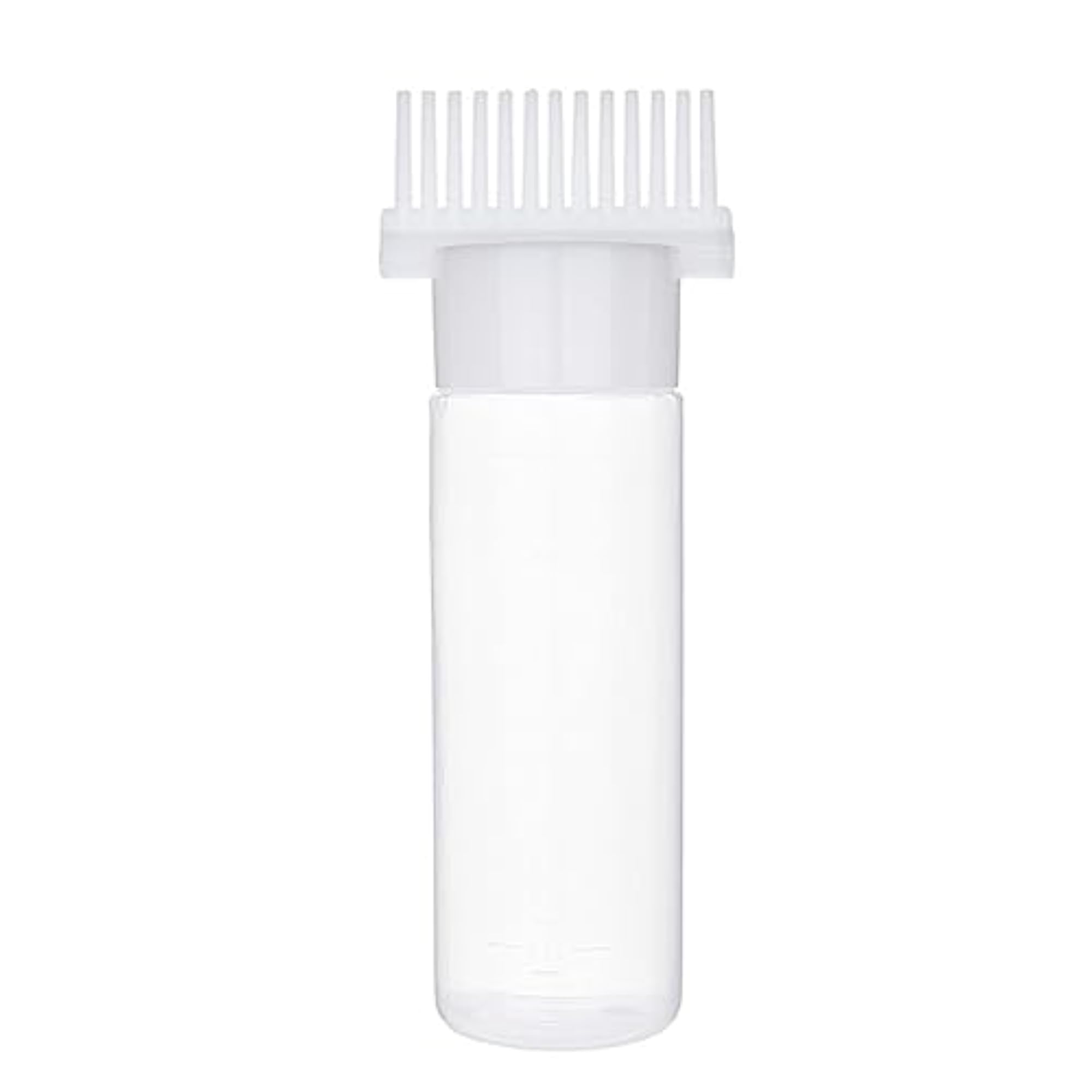 Root Comb Applicator Bottle Perming Tools Hair Dye Bottle Brush for Home DIY White