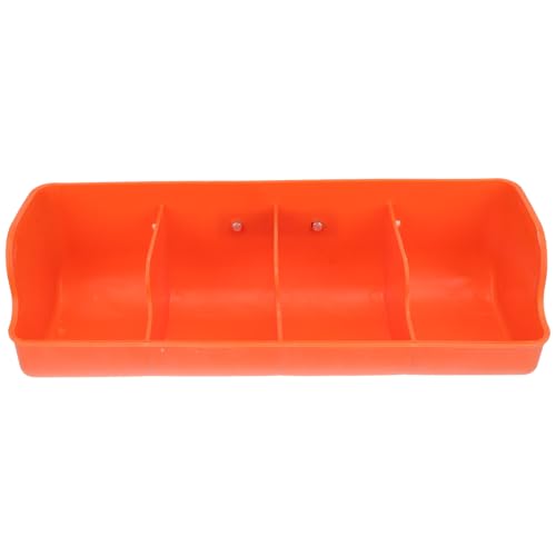 Mangeoire pour porcelets orange jojofuny compartimentée pour auge porc