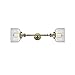 Innovations 208L-AB-G72-LED 2 Vertical Bath Vanity Light, Antique Brass