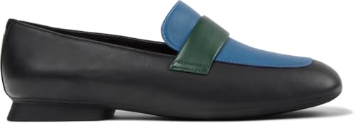 Camper Unisex. K200991-009 Bailarinas De Piel Twins Azul (37), Plano, Ninguno, Casual - 6