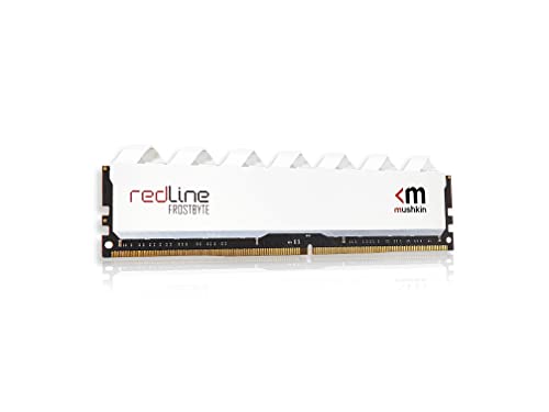 Image of Mushkin Redline White - DDR4 UDIMM - 8GB (1x8GB) 3600MHz CL-14-288-pin1.35V Desktop Ram - Non-ECC - Dual Channel - FROSTBYTE Heatsink (MRD4U360EKKT8G)