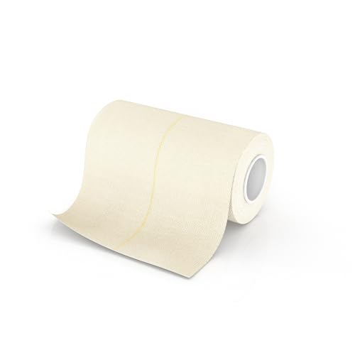Tensoplast Elastic Adhesive Bandage, EAB Tape for Firm Compression, with Medium Support for Joints, 10 cm x 4.5 m, Cream, 1 Roll
