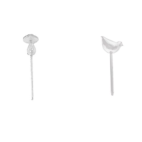 joyMerit 2 Pieces Plant Waterer Self Watering Globes for Indoor Outdoor Plants - Bird & Mushroom