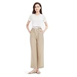 Coupe Large & Plissée – Look Élégant et Silhouette Affinée Conçu avec une jambe large et une structure plissée flatteuse, ce pantalon d’été pour femme allonge visuellement les jambes tout en camouflant les rondeurs. Parfait pour un style chic, détendu et féminin en toute saison