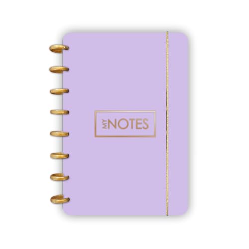 Caderno de Discos Pequeno 14,5x21,3cm Lilás cod. 3370 com 80 folhas - abyaragraf