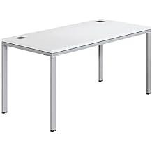 Boss Office Products Simple System Single Desk, 66" x 30", White