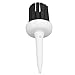 RiToEasysports Tees Brush, 10pcs Plastic Brush Tees Low Resistance More Distance Consistent Height for Driver Training (White Black Hair)