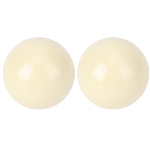 MAGT Billardkugel Weiß, 2 Stück Billardtisch Snooker Pool Spielball Harz Weiss Billardkugeln Professioneller Standard 5.72CM Billard Kugel Billardball