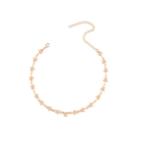 SXYCYRC Versátil collar de moda para fotografía callejera Seiko estrella de bronce collar hecho a mano Aniversario de bodas, Acción de Gracias, Día de la Madre, Navidad, regalos de cumpleaños