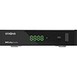 STRONG - Décodeur Satellite - Compatible 64 Satellites - Résolution HD - Port USB pour Mise à Jour - Port HDMI - Entrée Péritel - Noir