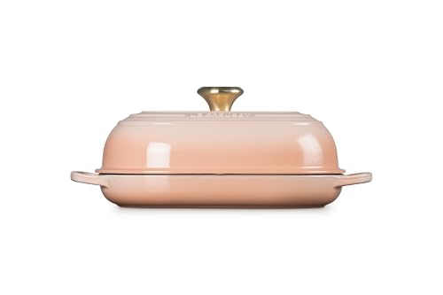 Image of Le Creuset Enameled Cast Iron Signature Oval Bread Oven, 11.5 inch, Peche