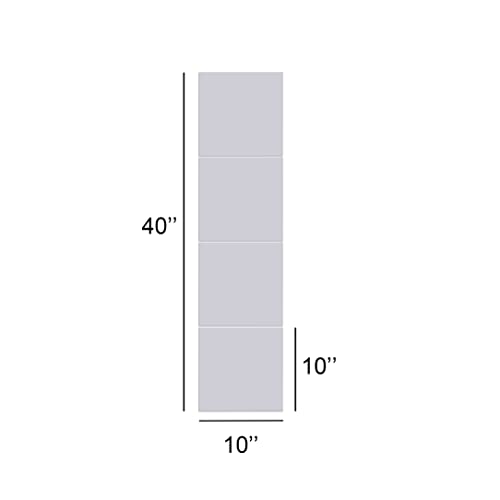 Wall Mirrors Tiles, Glassless Mirror For Kids,10''X 10''X4Pcs, Unbreakable Frameless Square Mirror Wall Stickers, Home Gym Mirror For Bedroom, Living Room, Door Mirror ( 10'' X 10'' X 0.07'' - 4Pcs ) #TOP4