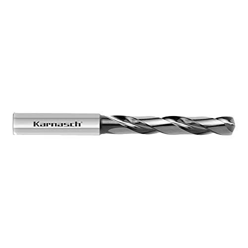 Karnasch 2208020710029 Hochleistungs-Mikrobohrer aus Hartmetall, 7,1 mm Schnittdurchmesser, 41 mm Schnittlänge, 79 mm Länge, 8 mm Schaftdurchmesser