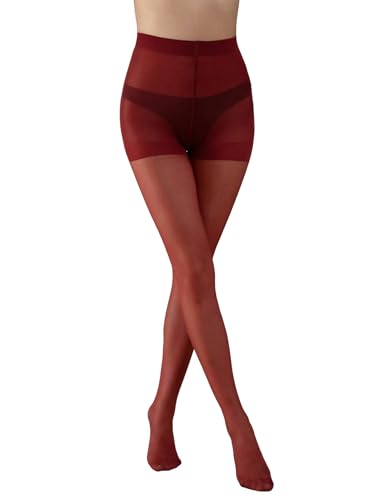 Image of WDIRARA Women's Sheer Tight High Waisted Stockings Party Club Pantyhose