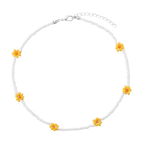 Collier de perles arc-en-ciel style bohème pour vos tenues d'été et de plage