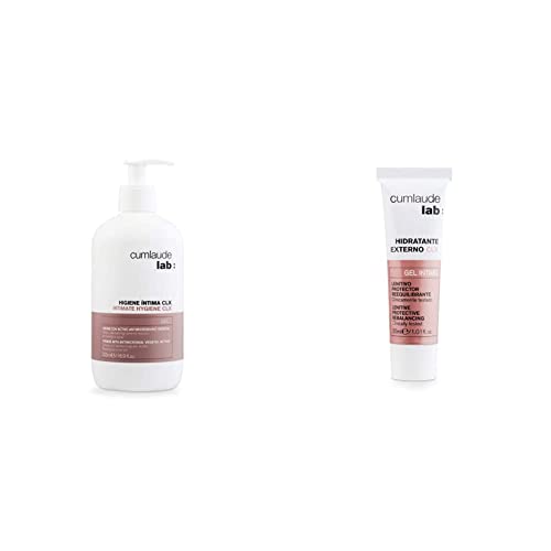 Cumlaude - Gel Higiene Íntima CLX - Limpiador higienizante y protector para la Zona Íntima, 500 ml + Hidratante Externo Clx - Gel Íntimo Para La Irritación O Inflamación De La Zona Vulvar