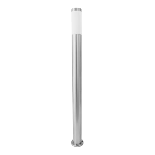 Grafner XXL Edelstahl Wegeleuchte mit E27 Fassung, Höhe: 110 cm, Wegleuchte Weglampe Gartenlampe Gartenleuchte Standlampe Außenstandleuchte...