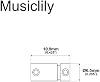 Puentes de latón para guitarra Musiclily Pro de 10.8mm tipo barril pequeño, color crudo, 6 piezas | para guitarra eléctrica estilo Tele de Fender Squier 4
